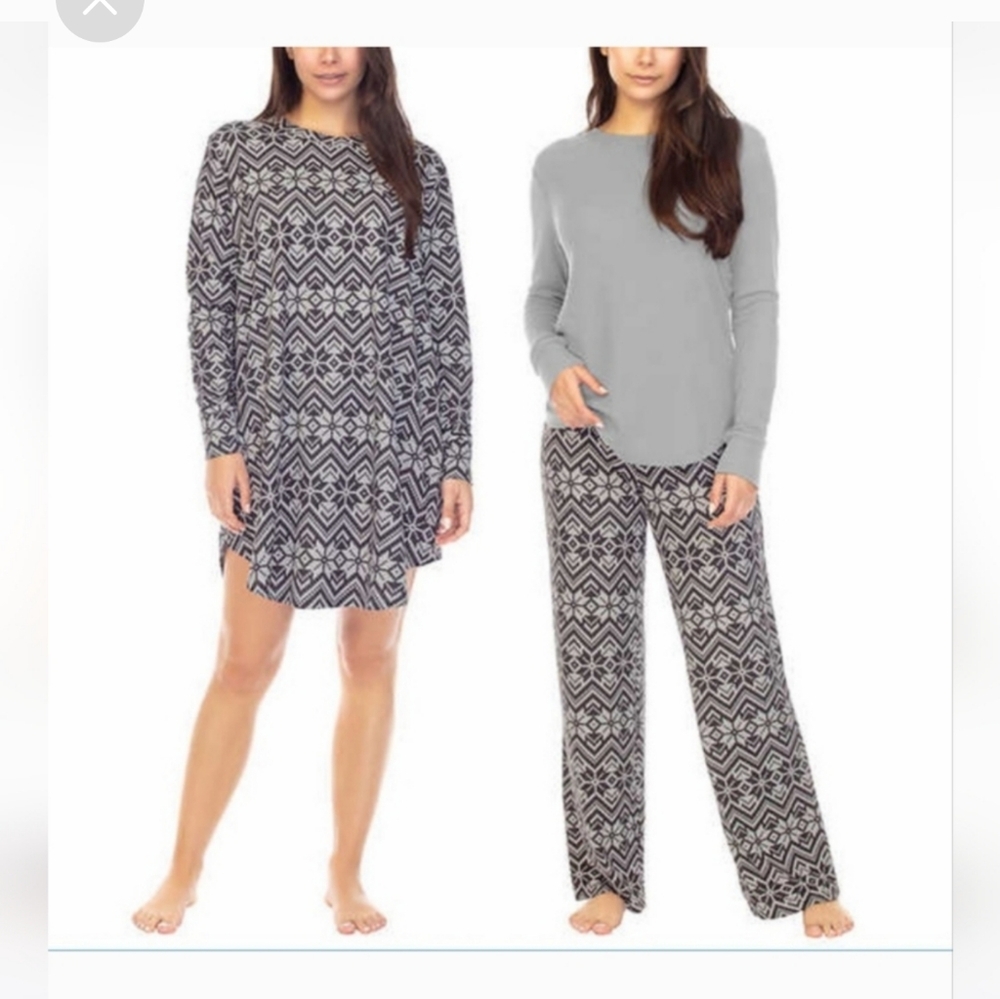 NWT Honeydew Ladies’ Gray  3-piece Pajama Set